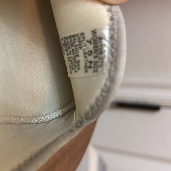 Daniel Green 7.5 N split leather slippers - Picture 6 of 6